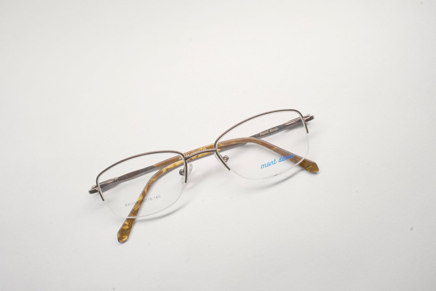 MONT DAVIS 930104 OVAL LADIES HALF RIM FRAME