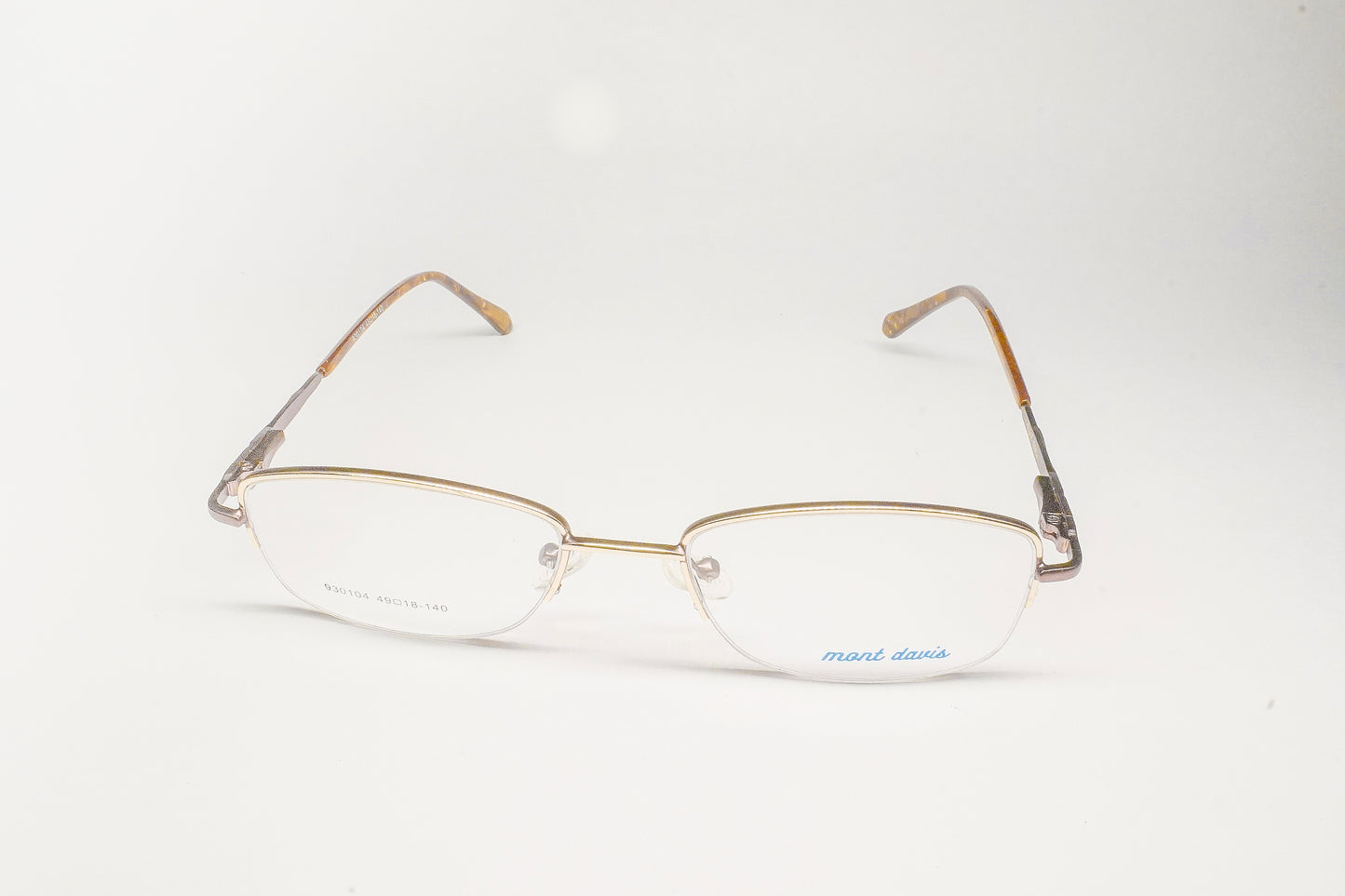 MONT DAVIS 930104 OVAL LADIES HALF RIM FRAME