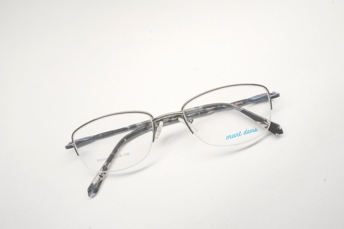 MONT DAVIS 930104 OVAL LADIES HALF RIM FRAME