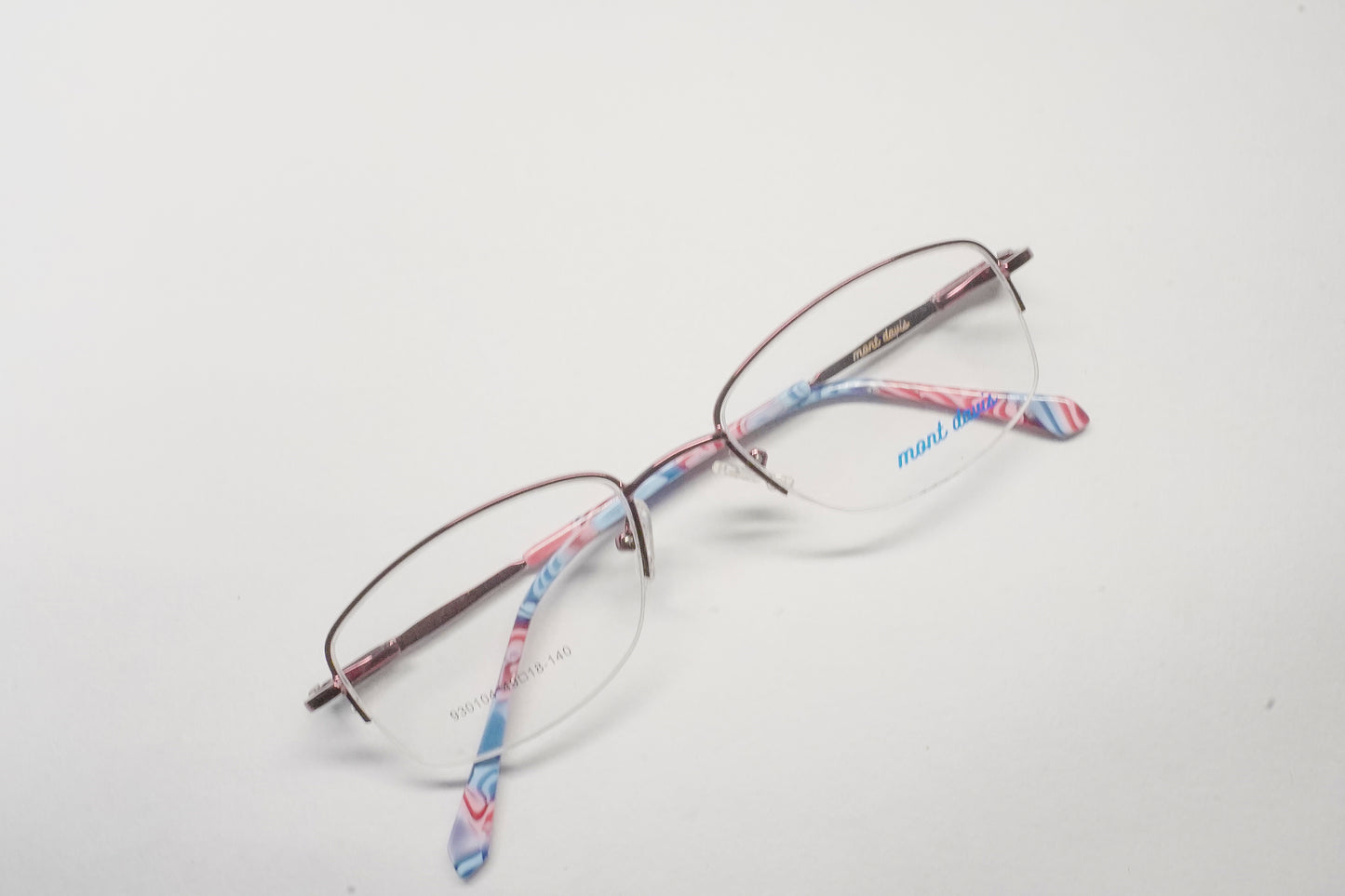 MONT DAVIS 930104 OVAL LADIES HALF RIM FRAME