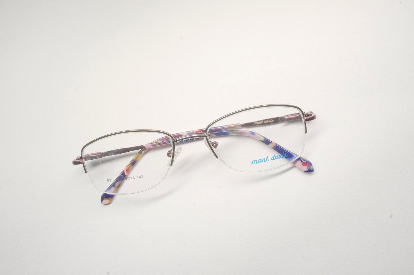 MONT DAVIS 930104 OVAL LADIES HALF RIM FRAME