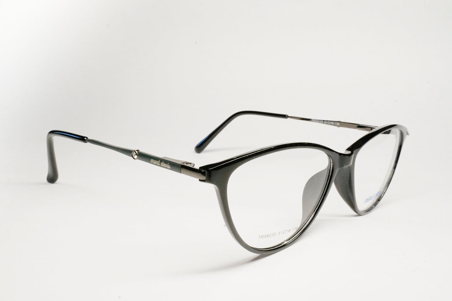 MONT DAVIS CAT EYE LADIES FULL SHELL FRAME