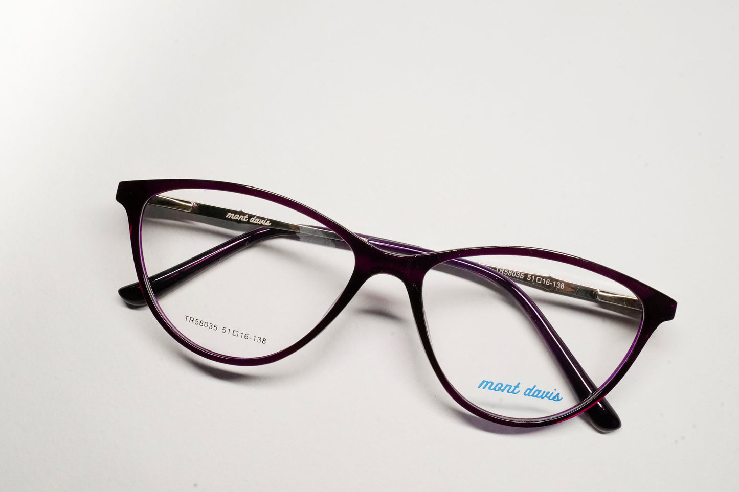 MONT DAVIS CAT EYE LADIES FULL SHELL FRAME