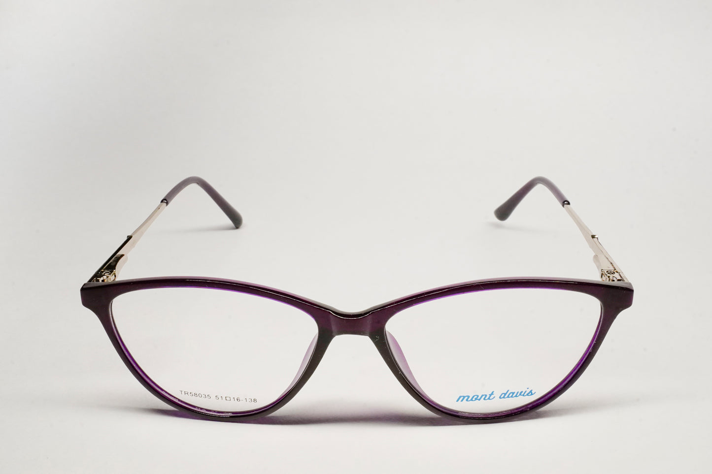 MONT DAVIS CAT EYE LADIES FULL SHELL FRAME