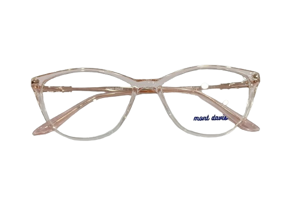 MONT DAVIS 11065 GOLDEN CAT EYE  FULL SHELL FRAME