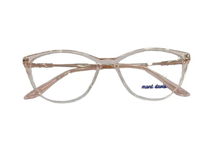 MONT DAVIS 11065 GOLDEN CAT EYE  FULL SHELL FRAME