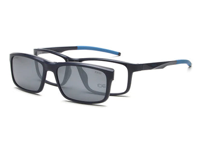 IDEE 2098 RECTANGULAR MEN CLIP ON FRAMES