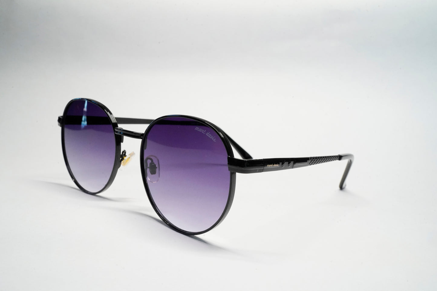 MONT DAVIS  ROUND METAL UNISEX SUNGLASS